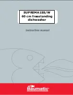 Baumatic SUPREMA1SS/W User Manual preview