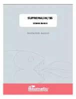 Preview for 1 page of Baumatic SUPREMA1SS Instruction Manual