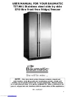 Предварительный просмотр 2 страницы Baumatic TITAN1 Instruction Manual