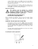 Предварительный просмотр 19 страницы Baumatic UBTCCK60A User Manual