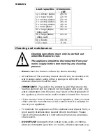 Preview for 14 page of Baumatic WD01SS User Manual