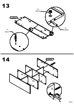 Предварительный просмотр 13 страницы Baumax Libelle LBLK43-C804 Assembling Instruction