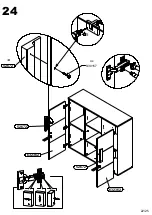 Предварительный просмотр 22 страницы Baumax Libelle LBLK43-C804 Assembling Instruction