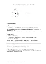 Preview for 4 page of Baume And Mercier Baume 10599 Setting Procedure