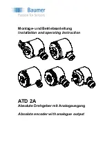 Baumer ATD 2A Installation And Operating Instruction предпросмотр