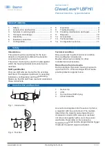 Preview for 3 page of Baumer Clever Level LBFH Operating Instructions Manual