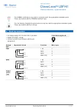 Preview for 7 page of Baumer Clever Level LBFH Operating Instructions Manual