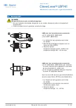 Preview for 33 page of Baumer CleverLevel LBFH Operating Instructions Manual