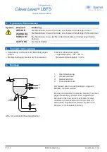 Preview for 18 page of Baumer CleverLevel LBFS Series Operating Instructions Manual