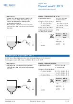 Preview for 39 page of Baumer CleverLevel LBFS Series Operating Instructions Manual