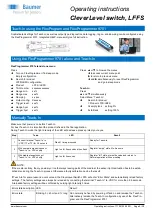 Preview for 6 page of Baumer CleverLevel LFFS-1 Series Operating Instructions Manual