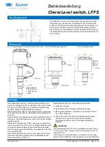 Preview for 10 page of Baumer CleverLevel LFFS-1 Series Operating Instructions Manual