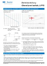 Preview for 13 page of Baumer CleverLevel LFFS-1 Series Operating Instructions Manual