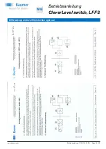 Preview for 19 page of Baumer CleverLevel LFFS-1 Series Operating Instructions Manual