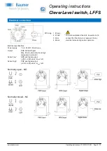 Preview for 7 page of Baumer CleverLevel LFFS Series Operating Instructions Manual