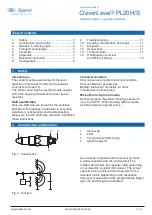 Preview for 3 page of Baumer CleverLevel PL20H/S Operating Instructions Manual