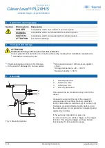 Preview for 4 page of Baumer CleverLevel PL20H/S Operating Instructions Manual