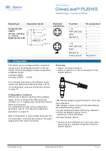 Preview for 9 page of Baumer CleverLevel PL20H/S Operating Instructions Manual