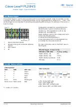 Preview for 14 page of Baumer CleverLevel PL20H/S Operating Instructions Manual