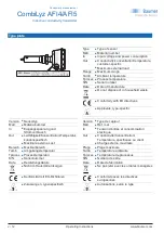 Preview for 2 page of Baumer CombiLyz AFI4 Operating Instructions Manual