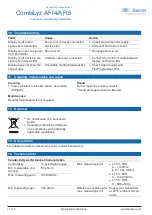 Preview for 14 page of Baumer CombiLyz AFI4 Operating Instructions Manual