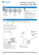 Предварительный просмотр 2 страницы Baumer CombiPress PFM Series Operating Instructions Manual