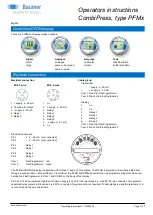 Предварительный просмотр 5 страницы Baumer CombiPress PFM Series Operating Instructions Manual