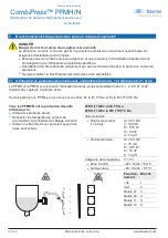 Preview for 38 page of Baumer CombiPress PFMH/N Operating Instructions Manual