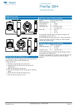 Preview for 3 page of Baumer FlexTop 2204 Operating Instructions