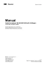 Baumer GCA12 Manual preview