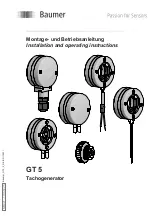 Baumer GT5.05L/407 Installation And Operating Instructions Manual preview