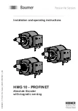 Предварительный просмотр 1 страницы Baumer HMG 10 PROFINET Installation And Operating Instructions Manual