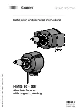 Baumer HMG 10-SSI Installation And Operating Instructions Manual предпросмотр