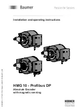 Baumer HMG 10 Installation And Operating Instructions Manual предпросмотр