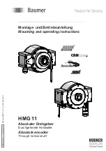 Baumer HMG 11 Mounting And Operating Instructions предпросмотр