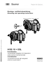 Предварительный просмотр 1 страницы Baumer HOG 10+ESL Mounting And Operating Instructions