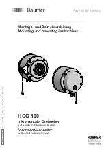 Предварительный просмотр 1 страницы Baumer HOG 100 Mounting And Operating Instructions