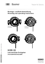 Baumer HOG 22 Mounting And Operating Instruction предпросмотр