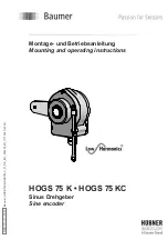 Предварительный просмотр 1 страницы Baumer HOGS 75 K Mounting And Operating Instructions