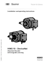 Предварительный просмотр 1 страницы Baumer HUBNER BERLIN DeviceNet HMG 10 Mounting And Operating Instructions