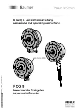 Предварительный просмотр 1 страницы Baumer HUBNER BERLIN FOG 9 Operating And Installation Instructions