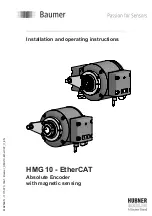 Baumer HUBNER BERLIN HMG 10-EtherCAT Installation And Operating Instructions Manual предпросмотр