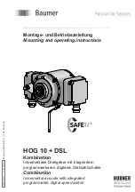 Предварительный просмотр 1 страницы Baumer Hubner Berlin HOG 10+DSL Mounting And Operating Instructions