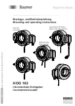 Baumer Hubner Berlin HOG 163 Mounting And Operating Instructions предпросмотр