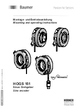 Baumer Hubner Berlin HOGS 151 Mounting And Operating Instructions предпросмотр