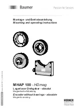 Предварительный просмотр 1 страницы Baumer Hubner Berlin MHAP 100 HDmag Mounting And Operating Instructions