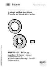 Предварительный просмотр 1 страницы Baumer HUBNER BERLIN MHAP 400 Mounting And Operating Instructions