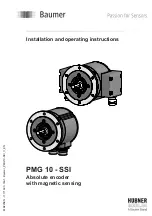 Предварительный просмотр 1 страницы Baumer Hubner Berlin PMG 10-SSI Installation And Operating Instructions Manual