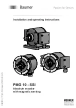 Baumer Hubner Berlin PMG 10 Installation And Operating Instructions Manual предпросмотр