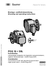 Baumer HUBNER BERLIN POG 10 + DSL Mounting And Operating Instructions preview